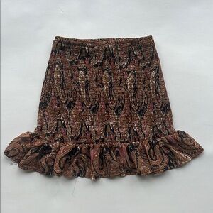 Sanctuary Kids Paisley Print Smocked Skirt NWOT